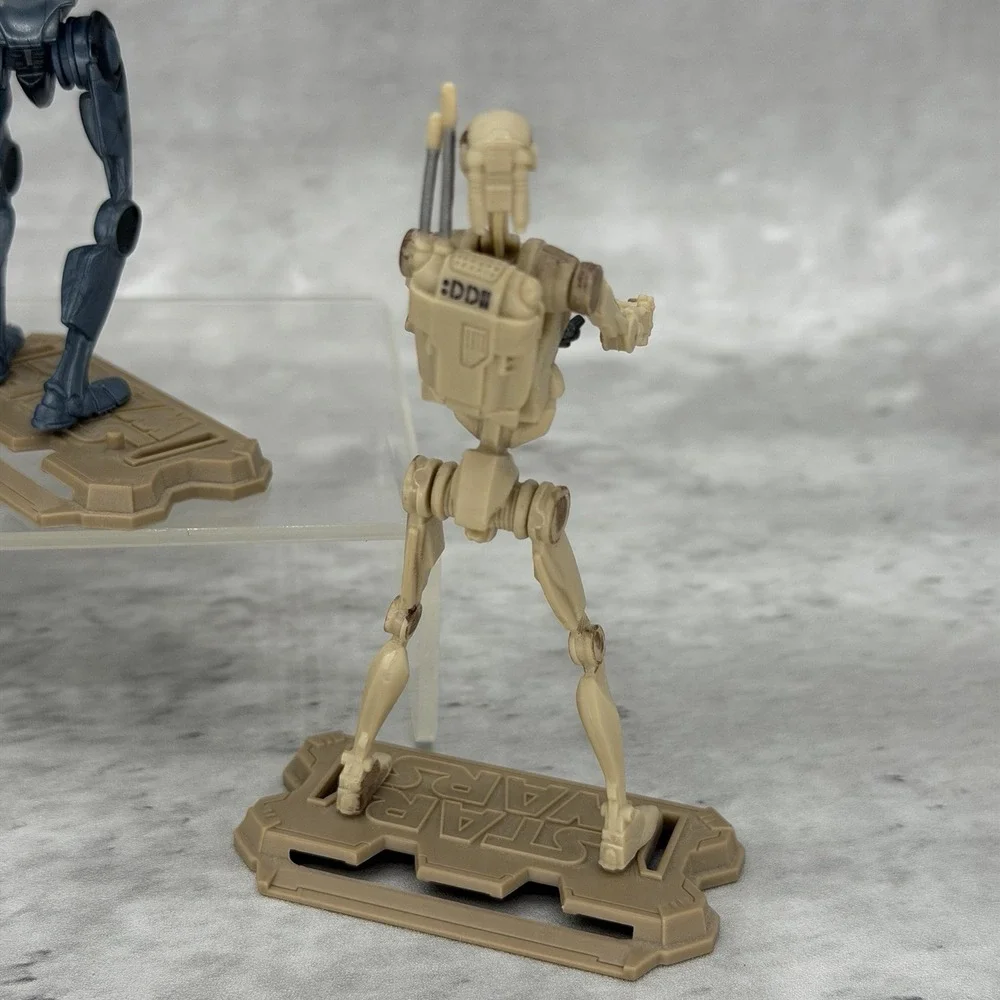 Star Wars Attack Of The Clones Action figure Lot Jango Fett Super Battle Droid